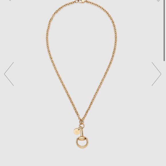 GUCCI Horsebit Pendant Necklace - Picture 2 of 8